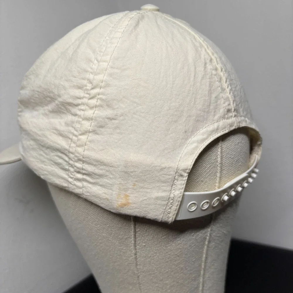 Vintage Alexandria Snapback Hat Embroidered Cap OSFM White Made‎ in USA Unisex